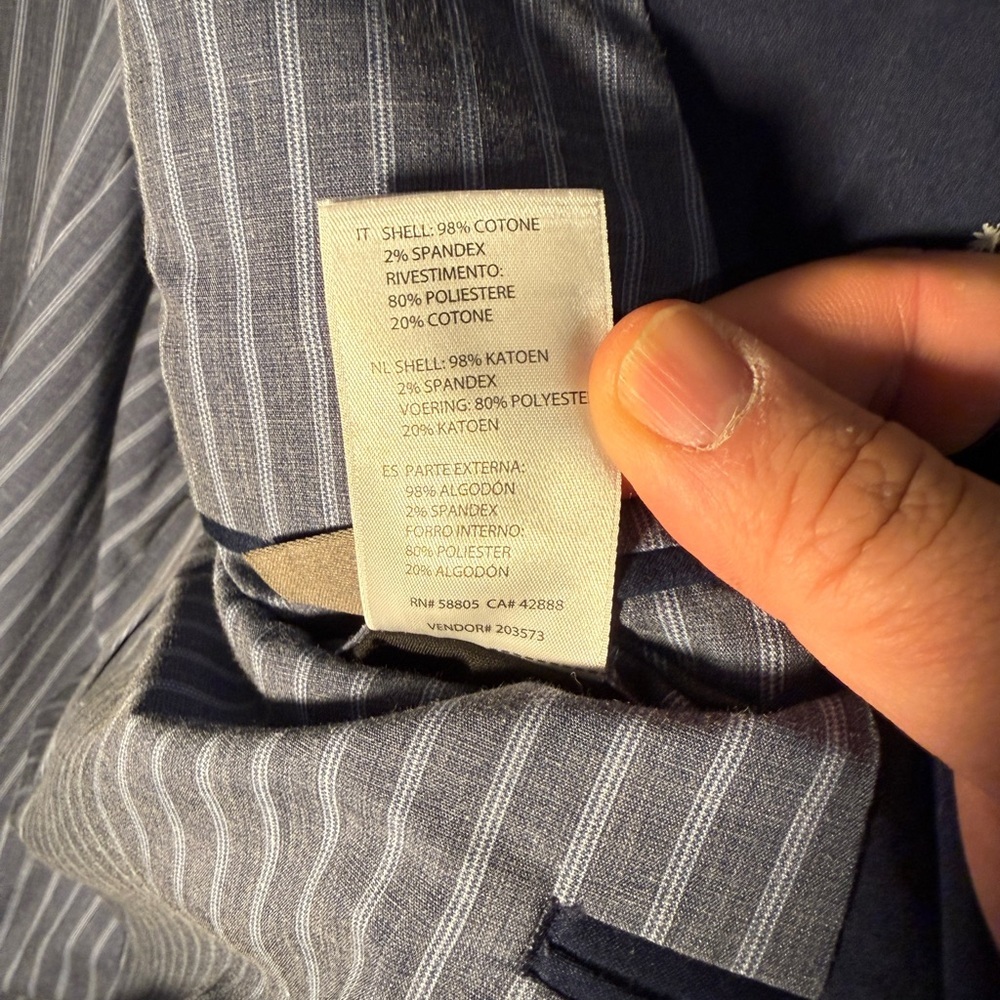 OAK HILL - Men’s Palm Print Cotton Sport Coat - 3XL - 54R - Picture 14 of 15